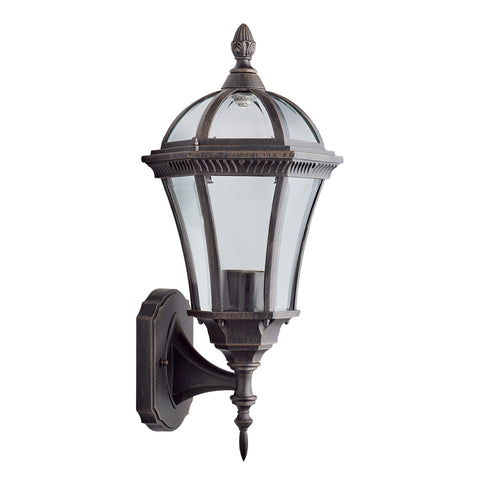 Searchlight buitenlamp Capri - 1 lichts - 22  x 41   cm - bruin