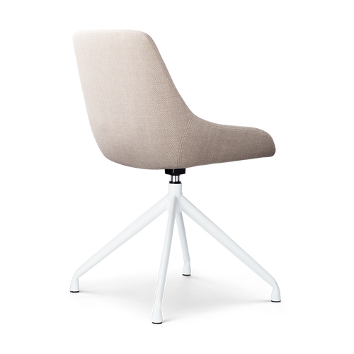 Nolon Nola-Isa Draaibare Eetkamerstoelen Beige - Wit - 2x - vtwonen shop