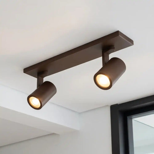 Highlight spot HALO - 2 lichts - 40  x 15   cm - bruin