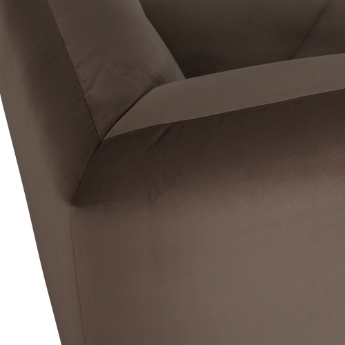 WOOOD hoekelement recht Mojo - Velvet - Bruin - 74x105x105