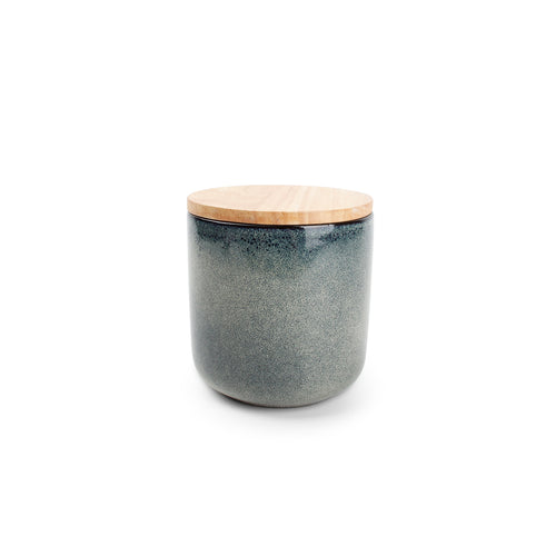 Salt & Pepper - Voorraadpot 12xH12cm groen/blauw Meridian - vtwonen shop