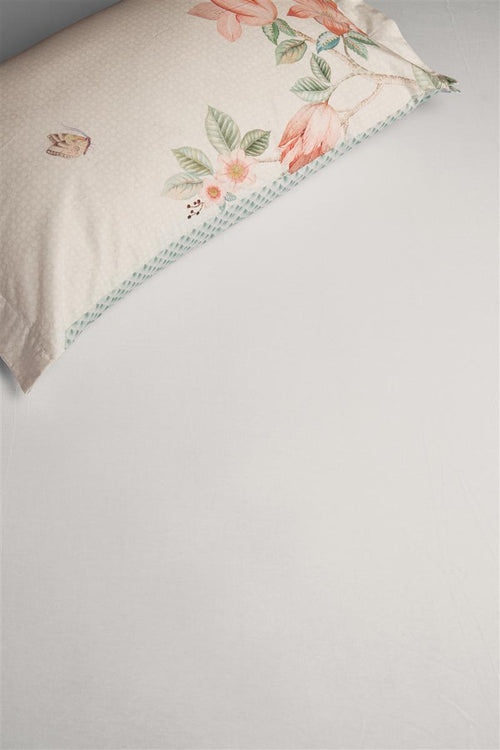 Pip Studio hoeslaken Goodnight by Pip - 140x200 cm - wit