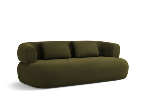 Micadoni Bank Jenny 2-zits, flueel groente - 90x178x73cm