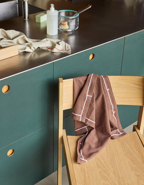 Hübsch theedoek Easypeasy - katoen - 60x80cm