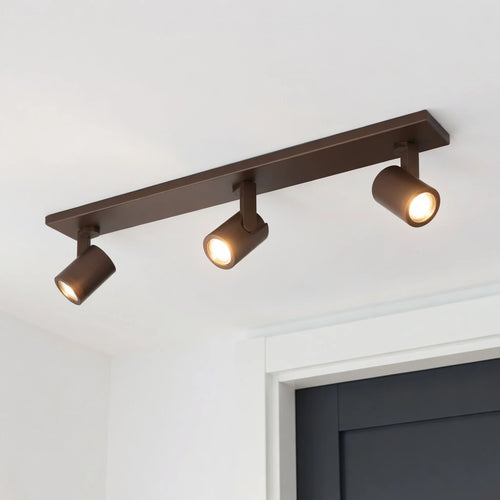 Highlight spot HALO - 3 lichts - 65  x 15   cm - bruin