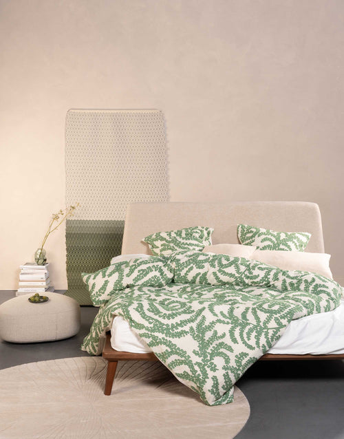 Essenza Eleria dekbedovertrek - Lits-Jumeaux XL – 260x200/220 cm - Groen