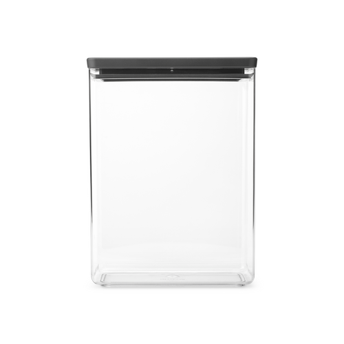 Brabantia Tasty+ Voorraadbus stapelbaar 5,4 liter - Dark Grey