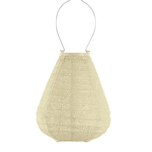 Lumiz solar lampion - charme tulip - 20 cm - geel