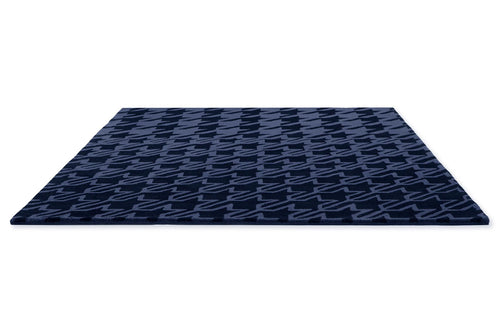 Vloerkleed Ted Baker Houndstooth Dark Blue 162808 140x200 cm - vtwonen shop