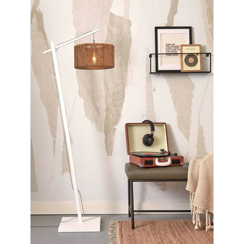 GOOD&MOJO vloerlamp Iguazu - bruin - Ø40cm - vtwonen shop