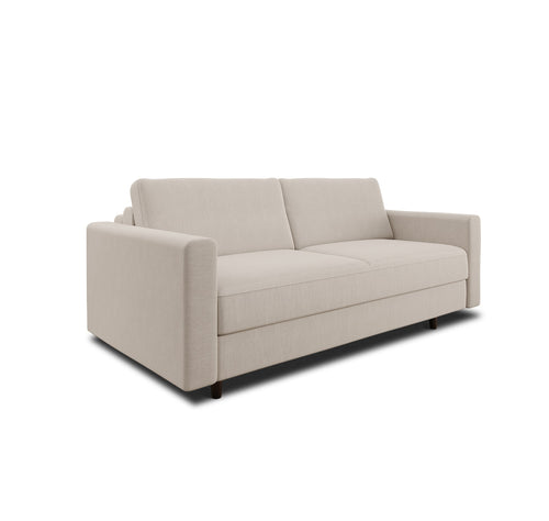 Sia Home - Slaapbank Hailie Jade - Geweven stof - Beige - 180cm - vtwonen shop