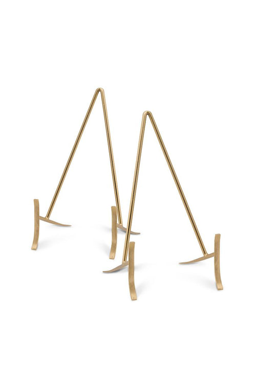 vtwonen - Bordenstandaard voor sierborden - Bordenhouder - Goud - 11x20cm - Set van 4 - vtwonen shop