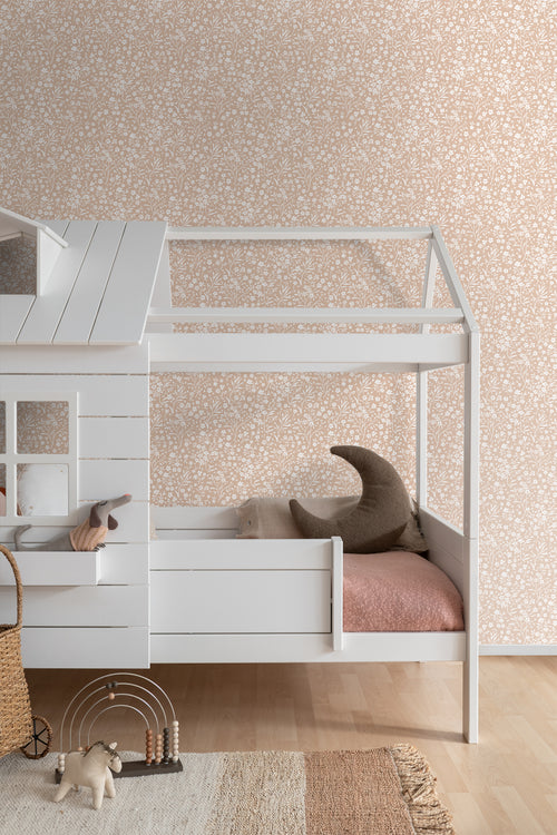 ESTAhome behang bloemetjes licht terracotta - 50 x 900 cm - 139880 - vtwonen shop