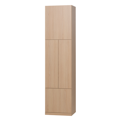 WOOOD smalle opbergkast Build - Eiken Fineer - Naturel - 215x54x41