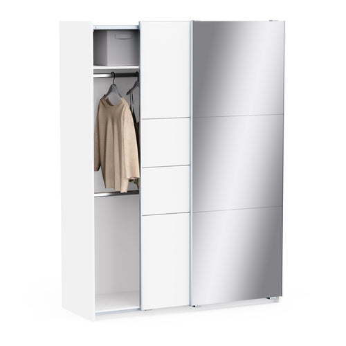 Calicosy - Kast LINE - Licht hout 148x59,8x203 cm