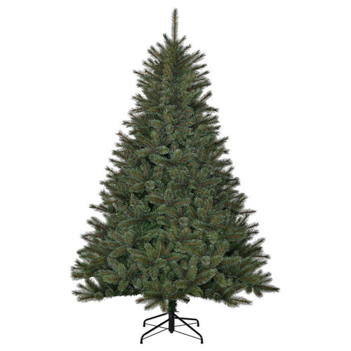 Black Box Trees Toronto Kunstkerstboom Deluxe - Kerstboom H155 x Ø114 cm - met Witte Naaldtips en PVC Naalden - Kerstversiering voor Binnen -