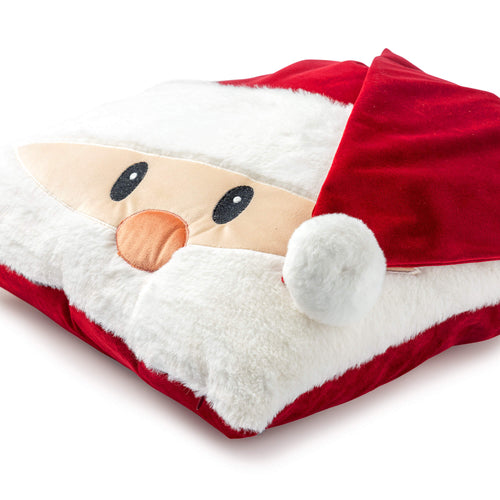 Textino sierkussen Cheeky Santa - rood