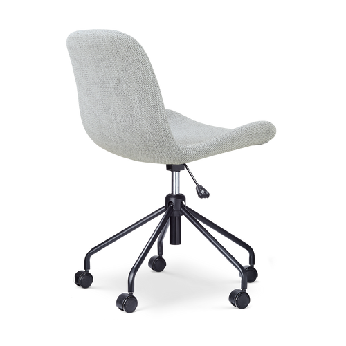 Nolon Nout-Fé bureaustoel grijs melange - zwart onderstel