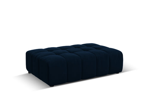 Cosmopolitan Design Poef Chicago flueel koningsblauw - 84x102x42cm