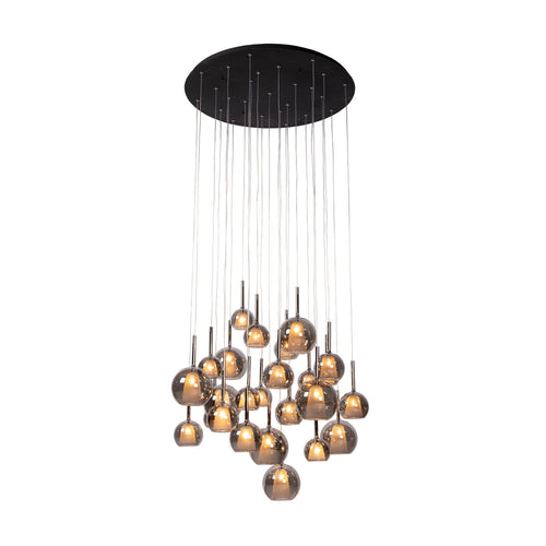Atmooz hanglamp Saigon 25 - zwart | rond - Ø 100 x H 300 cm - G4