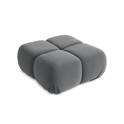 LaMiaSofa Poef Sanremo - velours - staal - 95x95x41