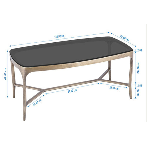Kare Design Salontafel Mistral 128x67cm