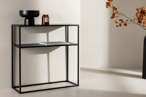Rebellenclub Sidetable Taika - 80 x 30 cm - Zwart