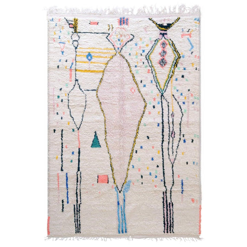 AFK Living vloerkleed FIRAYA - handgemaakt - Wol - 140 x 200 cm