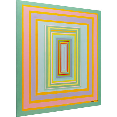 Kare Design Schilderij Tendency 140x140cm oranje - vtwonen shop