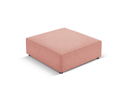 Cosmopolitan Design Poef Arendal chenille, roze - 80x102x40cm