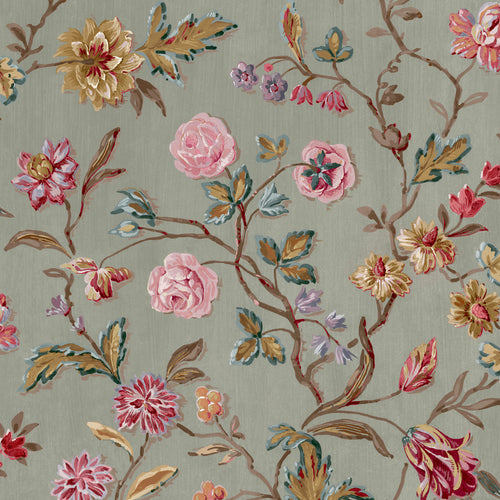 Laura Ashley Vliesbehang - Lingmell Trail Antique Green