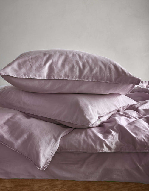 Essenza Minte dekbedovertrek - Lits-Jumeaux XL – 260x200/220 cm - Pale purple