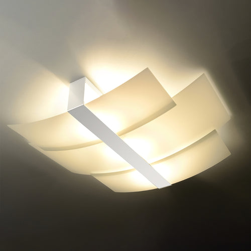 Sollux Lighting Plafondlamp CELIA wit - 61x53x7cm