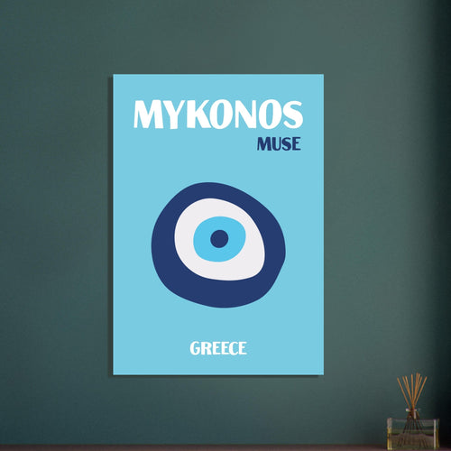 Artfulprints  Griekenland - Mykonos   poster 30x40 cm - vtwonen shop