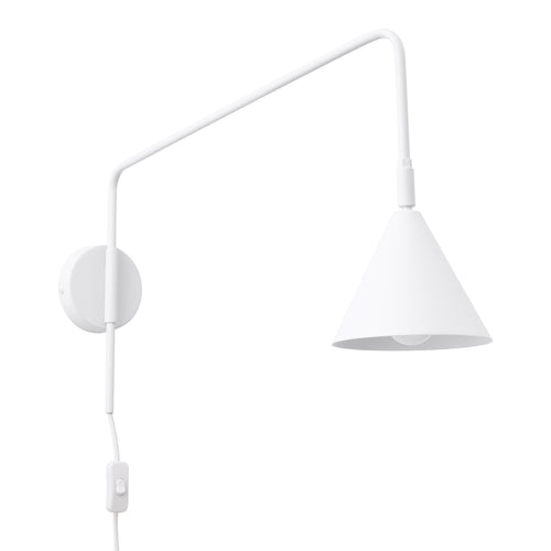 Sollux Lighting Wandlamp NOX wit - 14x61x30cm