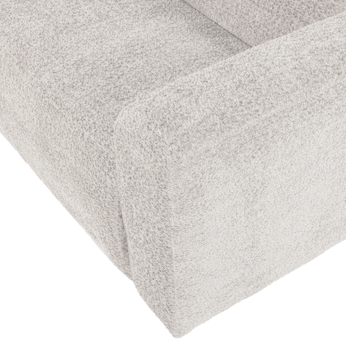 WOOOD 1,5-zits bank arm rechts Mojo Base - Wollig - Ecru - 74x145x97