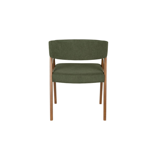 Dutchbone Adamello Eetkamerstoelen  Groen - Set van 2 - vtwonen shop