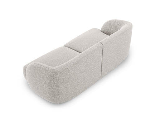 Micadoni Bank Miley 2-zits, chenille, lichtgrijs - 90x180x70cm