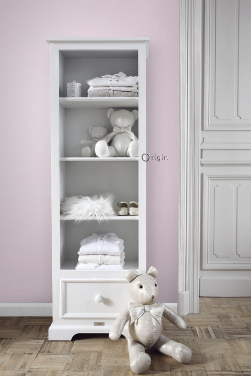 Origin Wallcoverings behang effen glanzend roze - 53 cm x 10,05 m - 346802 - vtwonen shop