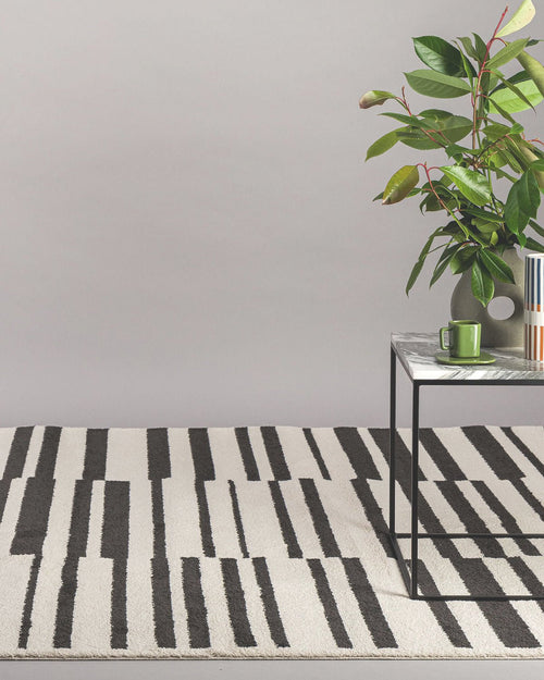 AFK Living vloerkleed Interval - zeer zacht - zwart - 120 x 170 cm