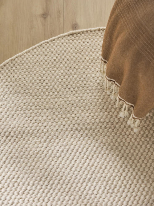 benuta wollen vloerkleed Rocco - wit - 160x230 cm