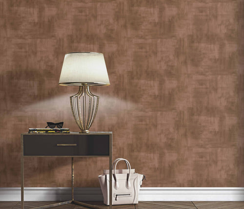 Erismann behang textuur roest bruin - 53 cm x 10.05 m - 662423 - vtwonen shop
