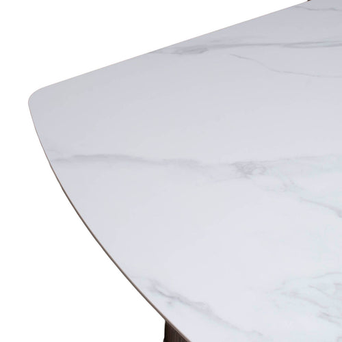 DÉJA Living Eettafel Chela - Rechthoek Walnoot Keramisch - 200x90x75cm