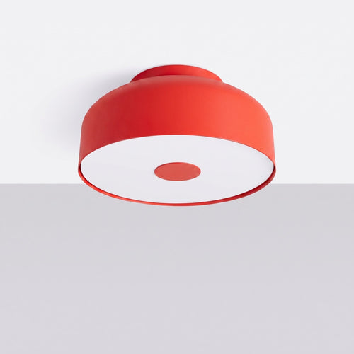 Sollux Lighting Plafondlamp OMIQ rood - 30x30x15cm