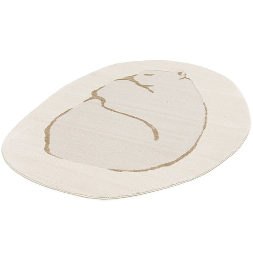 AFK Living vloerkleed Orso - reliëfeffect - beige - 160 x 230 cm
