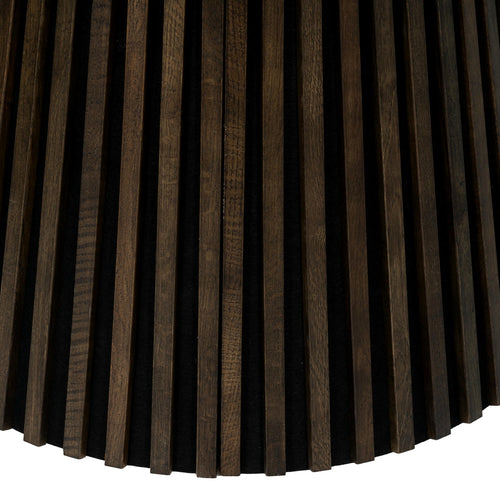Furnhouse uitschuifbare eettafel Svendborg - Gerookt eikenhout - Ø 120/220x120 cm