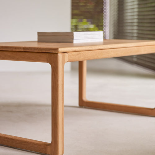 Tikamoon Salontafel van massief eikenhout - Naturel