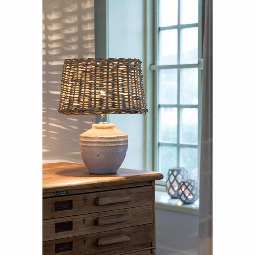 Light & Living lampvoet Toba - wit - Ø25cm