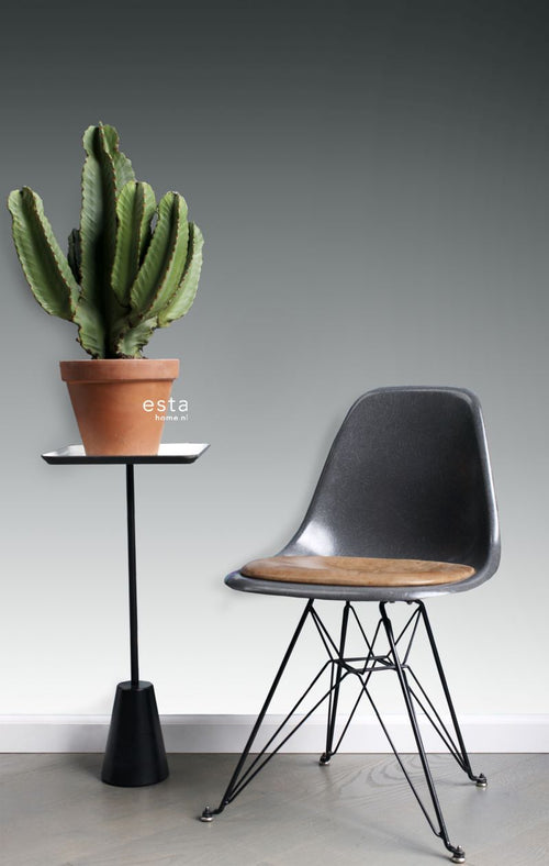 ESTAhome fotobehang kamerhoog dip dye kleurverloop zwart wit - 100 x 279 cm - 158818 - vtwonen shop