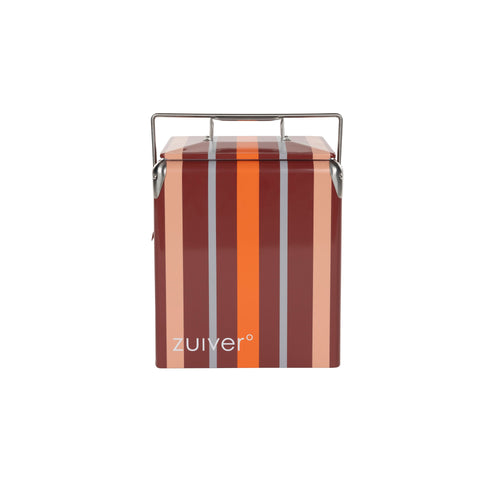 Zuiver Cooler Be Wine Koelbox Strepen Burgundy Rood